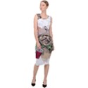 Pug Lover Coffee Sleeveless Pencil Dress View3