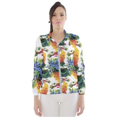 Flowers Pattern Women s Windbreaker by goljakoff