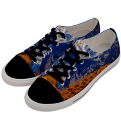 Aconcagua Park Landscape, Mendoza, Argentina Men s Low Top Canvas Sneakers by dflcprintsclothing