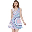 Rose and blue Vivid Marble Pattern 11 Inside Out Reversible Sleeveless Dress View3