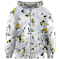 Tree Poppies  Kids  Zipper Hoodie Without Drawstring by Sobalvarro