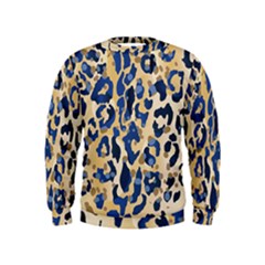Leopard Skin  Kids  Sweatshirt by Sobalvarro