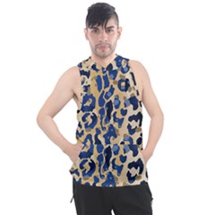 Leopard Skin  Men s Sleeveless Hoodie by Sobalvarro