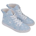 Abstract Stripes, Shapes, Lines Men s Hi-Top Skate Sneakers View3