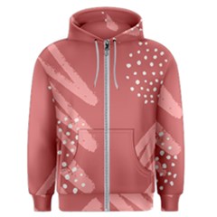 Terracota  Men s Zipper Hoodie by Sobalvarro