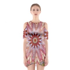 Pink Beauty 1 Shoulder Cutout One Piece Dress by LW41021