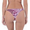 Dusty pink marbling Reversible Bikini Bottom View2