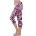 Dusty pink marbling Capri Yoga Leggings View2