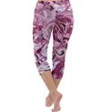 Dusty pink marbling Capri Yoga Leggings View4