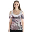 Pebbles Module  Butterfly Sleeve Cutout Tee  View1