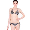 Grey layers marbling Classic Bikini Set View3
