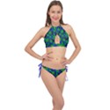 CM-20 Cross Front Halter Bikini Set View1