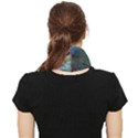 Abstract turquoise Face Covering Bandana (Triangle) View2