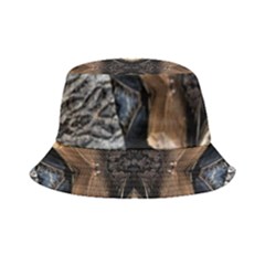 Wood Patterns Bucket Hat by kaleidomarblingart