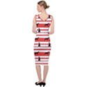 Doberman Dogs On Lines Sleeveless Pencil Dress View4