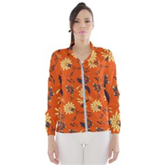 Folk Flowers Pattern  Women s Windbreaker by Eskimos