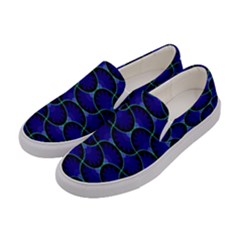 Abstract Geo Women s Canvas Slip Ons by Sparkle