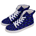 Abstract geo Men s Hi-Top Skate Sneakers View2
