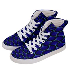 Abstract Geo Women s Hi-top Skate Sneakers by Sparkle