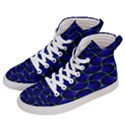 Abstract geo Women s Hi-Top Skate Sneakers View2