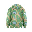 Girls With Dogs For A Walk In The Park Kids  Pullover Hoodie View2