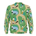 Girls With Dogs For A Walk In The Park Men s Sweatshirt View2