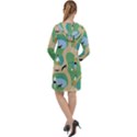 Girls With Dogs For A Walk In The Park Long Sleeve Hoodie Dress View2
