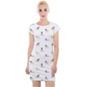Funny Pugs Cap Sleeve Bodycon Dress View1