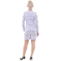 Funny Pugs Button Long Sleeve Dress View2