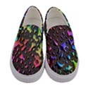 Rainbow Oil Slick Women s Canvas Slip Ons View1