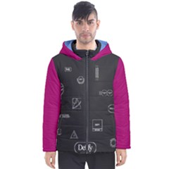 Defy Logo Men s Hooded Puffer Jacket by defy