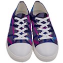 3d Lovely Geo Lines Women s Low Top Canvas Sneakers View1
