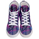 3d Lovely Geo Lines Men s Hi-Top Skate Sneakers View1