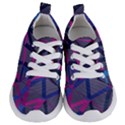 3d Lovely Geo Lines Kids  Lightweight Sports Shoes View1