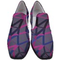 3d Lovely Geo Lines Women Slip On Heel Loafers View1