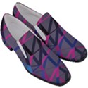 3d Lovely Geo Lines Women Slip On Heel Loafers View3