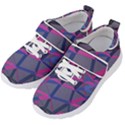 3d Lovely Geo Lines Kids  Velcro Strap Shoes View2