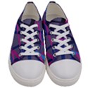 3d Lovely Geo Lines Men s Low Top Canvas Sneakers View1