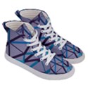 3d Lovely Geo Lines 2 Men s Hi-Top Skate Sneakers View3