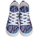 3d Lovely Geo Lines 2 Kids  Hi-Top Skate Sneakers View1