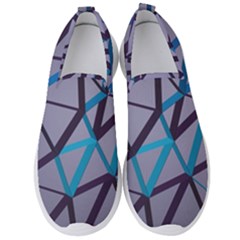 3d Lovely Geo Lines 2 Men s Slip On Sneakers by Uniqued