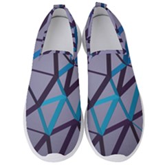 3d Lovely Geo Lines 2 Men s Slip On Sneakers by Uniqued