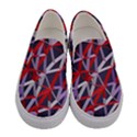 3d Lovely Geo Lines Vii Women s Canvas Slip Ons View1