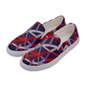 3d Lovely Geo Lines Vii Women s Canvas Slip Ons View2