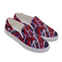 3d Lovely Geo Lines Vii Women s Canvas Slip Ons View3