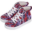 3d Lovely Geo Lines Vii Kids  Hi-Top Skate Sneakers View2