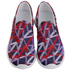 3d Lovely Geo Lines Vii Men s Lightweight Slip Ons by Uniqued