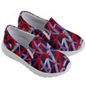3d Lovely Geo Lines Vii Kids Lightweight Slip Ons View3
