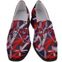 3d Lovely Geo Lines Vii Women s Chunky Heel Loafers View1
