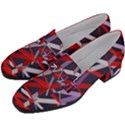 3d Lovely Geo Lines Vii Women s Chunky Heel Loafers View2